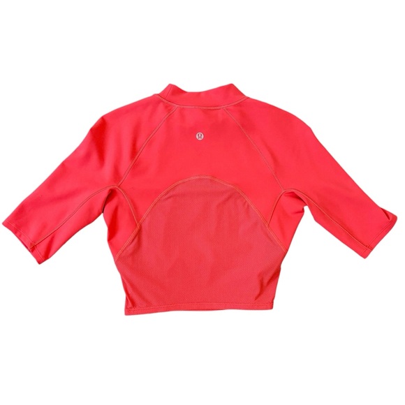 lululemon athletica Tops - Lululemon Everlux and Mesh Cropped Short Sleeve